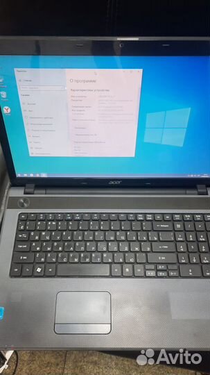 Ноутбук Acer Aspire 7250