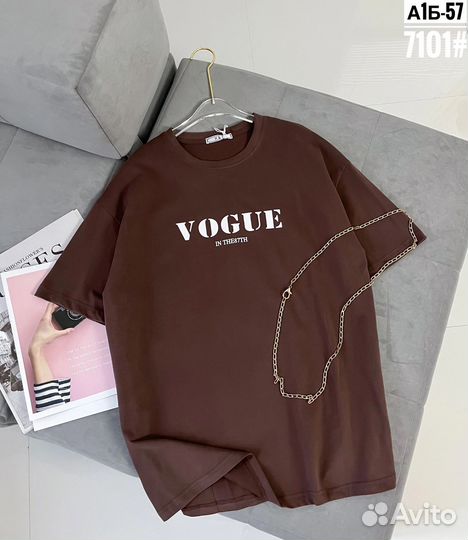 Футболка Оверсайз vogue