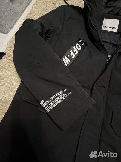 Парка off white