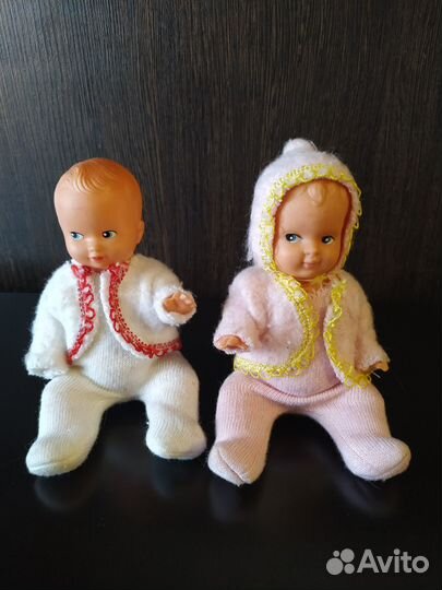 Кукла-пупс, Гдр, СССР, 2 штуки