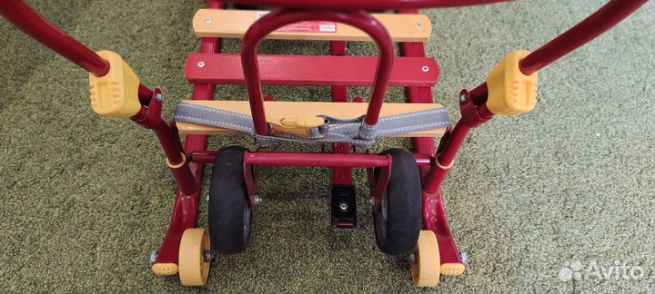 Санки на больших колесах