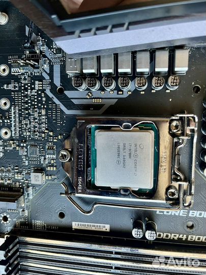 Процессор i7-9700K мат.плата MSI MEG Z390 ACE