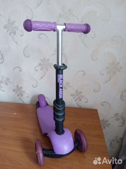 Самокат детский трехколесный бу