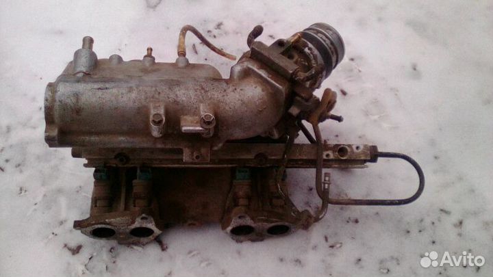 Выпускной ресирвер с дроссельной заслонкой на ваз