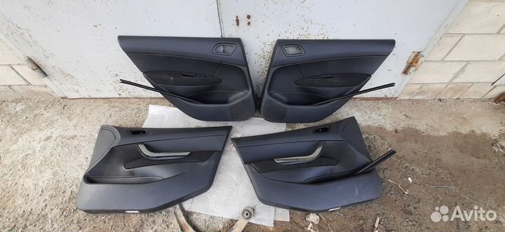 Дверные обшивки peugeot 308 2010г