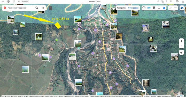 Участок 1,58 га (СНТ, ДНП)