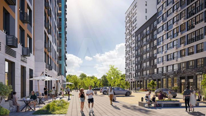 1-к. квартира, 37,1 м², 4/15 эт.