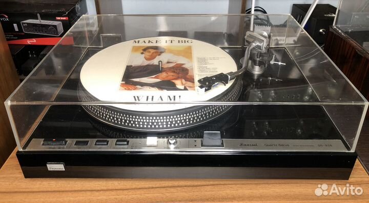 Проигрыватель винила Sansui Quartz-Servo SR-838