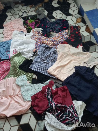 Топы майки футболки женские пакетом