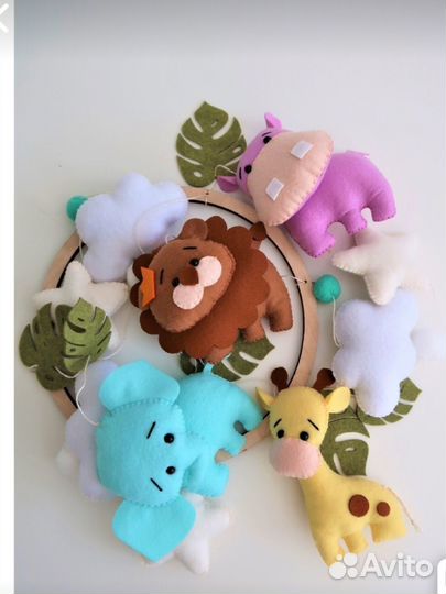 Мобиль, мобиль на детскую кровать