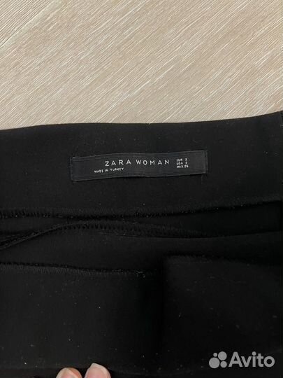 Черная юбка Zara S