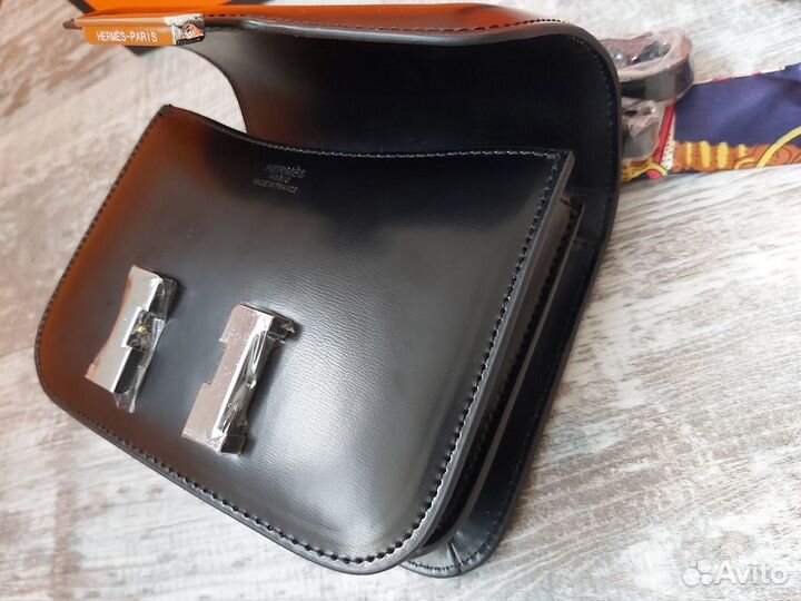 Сумка женская гладкая натур. кожа Hermès Constance
