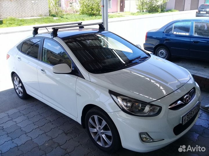 Багажник на крышу Hyundai Solaris E