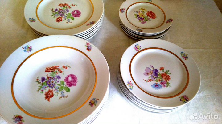 Фарфоровые тарелки СССР