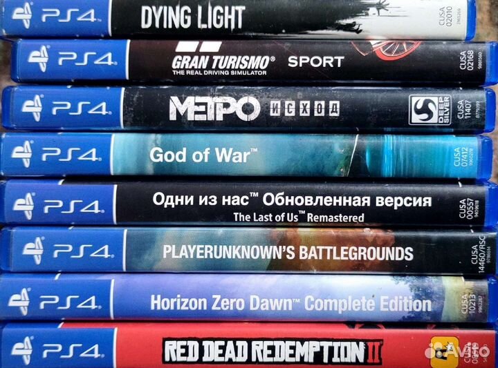 Игры для приставки PS4
