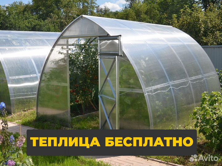 Теплица из поликарбоната 3x10 м Благая