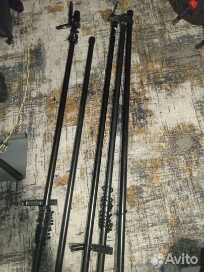 Штанги карнизы чёрные