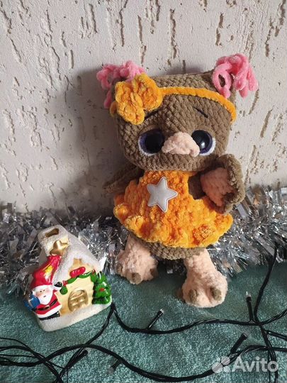 Вязаная игрушка ручной работы