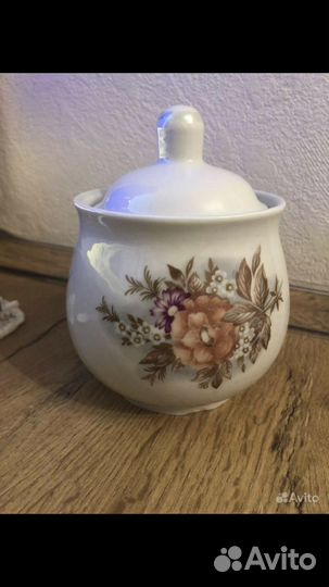 Гжель СССР Кузяево Чайные пары Зеленое стекло