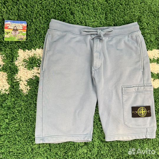 Шорты Stone Island Bermuda Cotton Shorts Blue