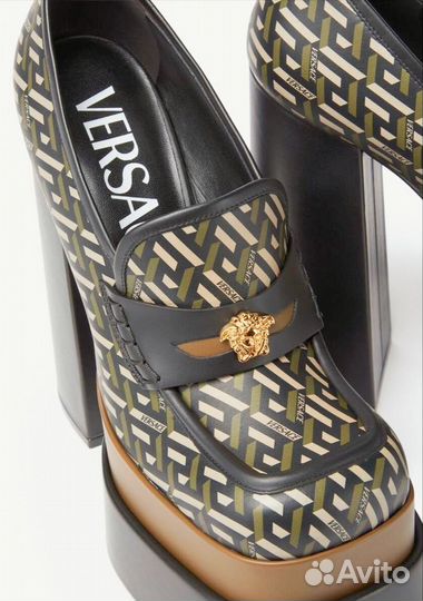 Туфли на высокой платформе Versace