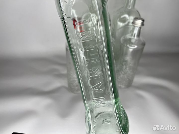Бутылка стеклянная зандукели бутылка от мартини