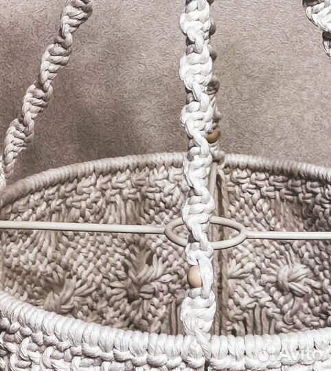 Абажур плетеный