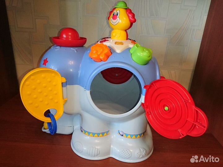 Музык. слон molto и жираф kiddieland