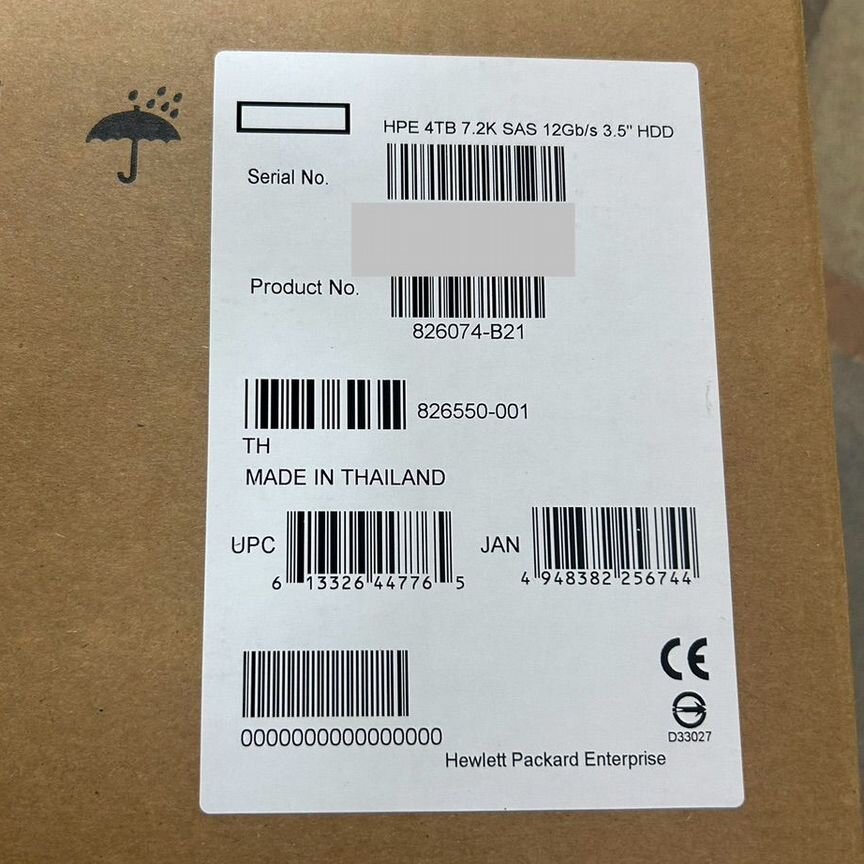 [826074-B21] Жесткий Диск Hp 4tb Sas 826550-001 826074-B21