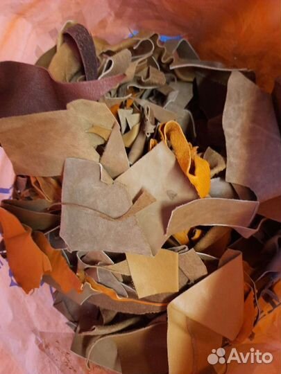 Обрезки натуральной кожи