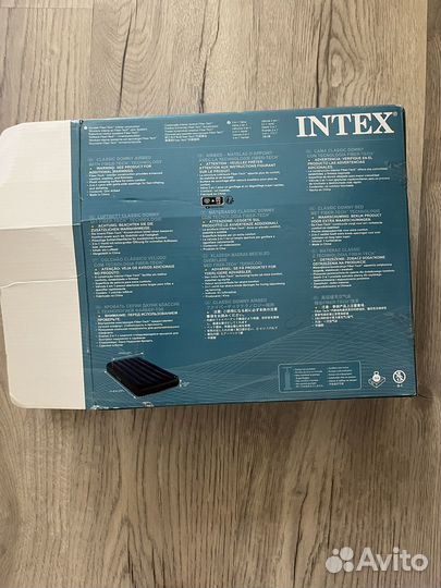 Матрас надувной intex односпальный
