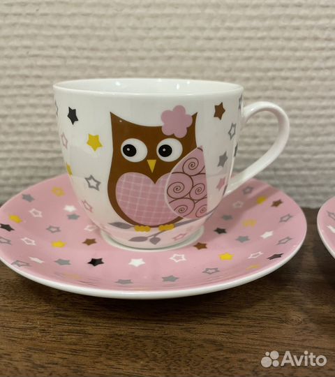 Lefard две кофейные пары с совами