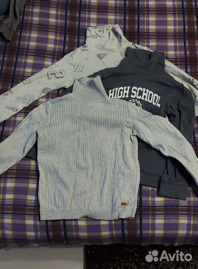 Вещи пакетом на мальчика 122-128