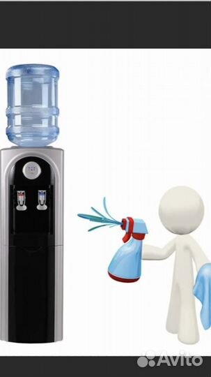 Ремонт, санитарная обработка кулеров для воды и пу