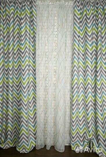 Прямые шторы классические