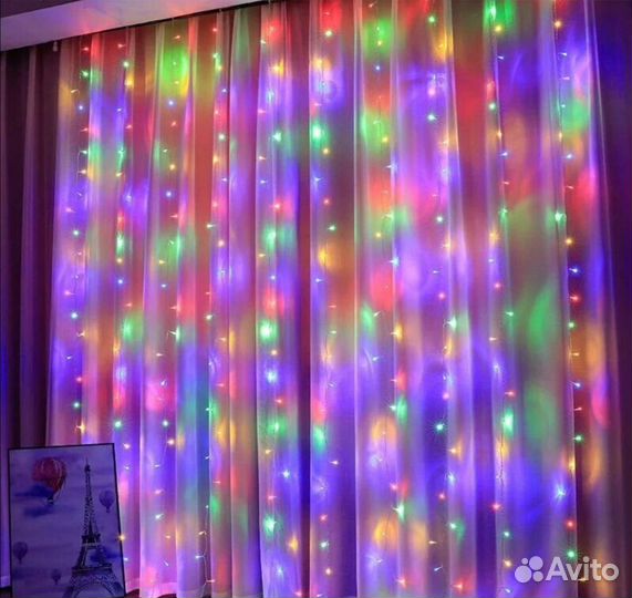Гирлянда штора