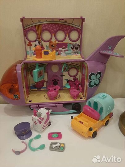 Littlest Pet Shop домик карусель самолёт