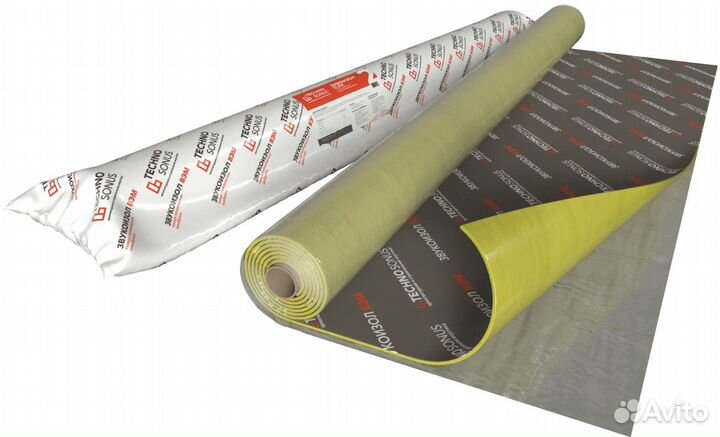 Мембрана звукоизоляционная Звукоизол вэм смк 2мм