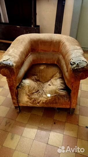 Старинное кресло модерн 19 век