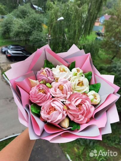 Букет из зефира