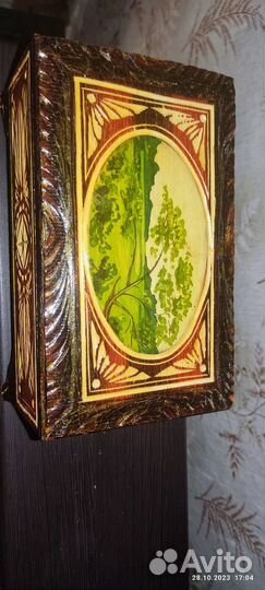 Шкатулка деревянная СССР