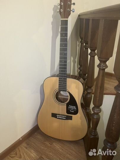 Fender CD-60 dread V3 DS WN акустическая гитара