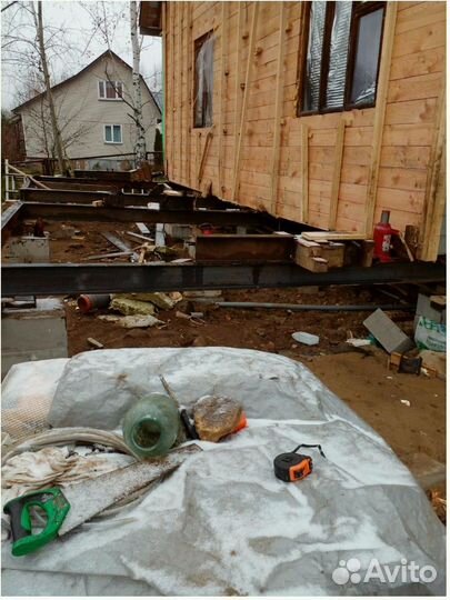 Ремонт фундамента любой сложности винтовыми сваями