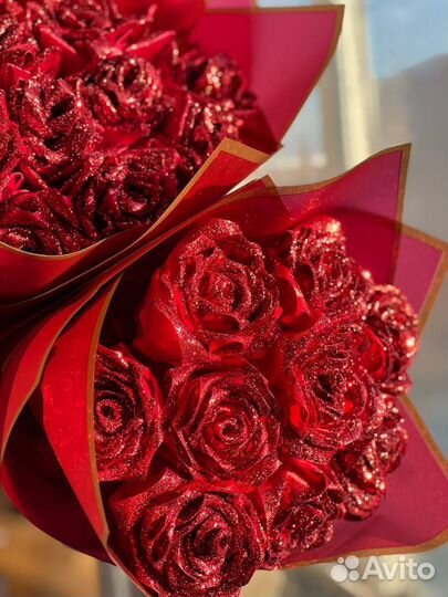 Розы ручной работы