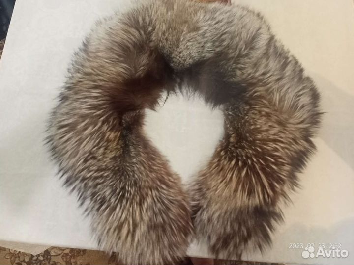 Меховой воротник лиса
