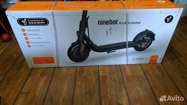 Электросамокат Ninebot KickScooter F40A, до 120 кг