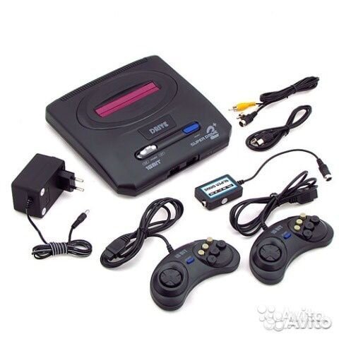 Sega Super Drive 2 (132-in-1) Black с гарантией