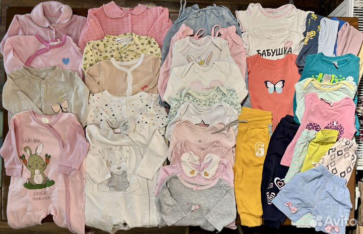 Пакет вещей на девочку 74