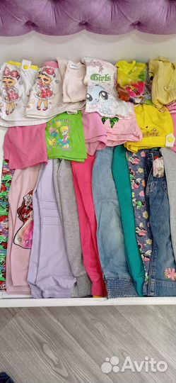 Вещи для девочки пакетами 3-5 лет