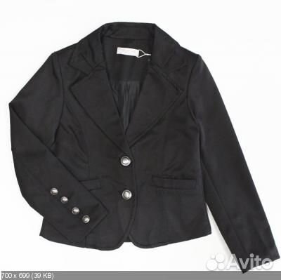 Пиджак для девочки размер 122-128